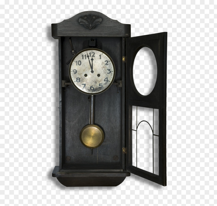 Retro Alarm Clock Longcase Cuckoo PNG