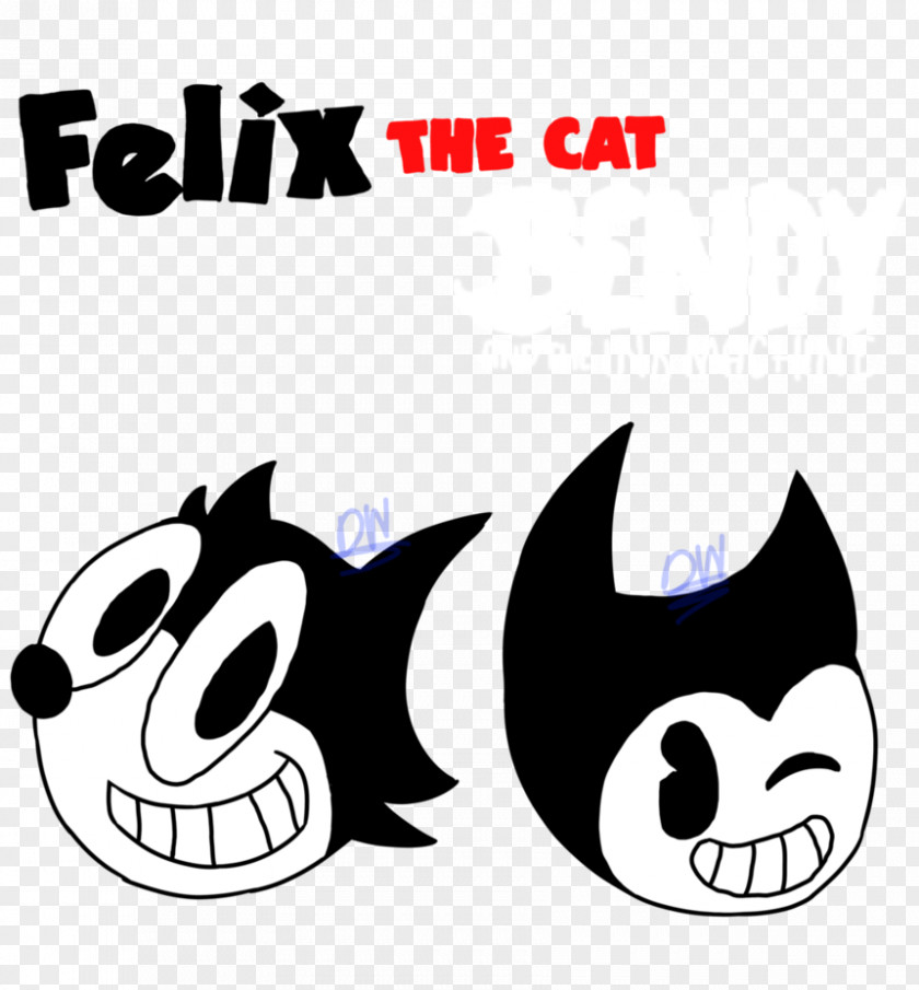 Felix The Cat Bendy And Ink Machine Whiskers DeviantArt PNG