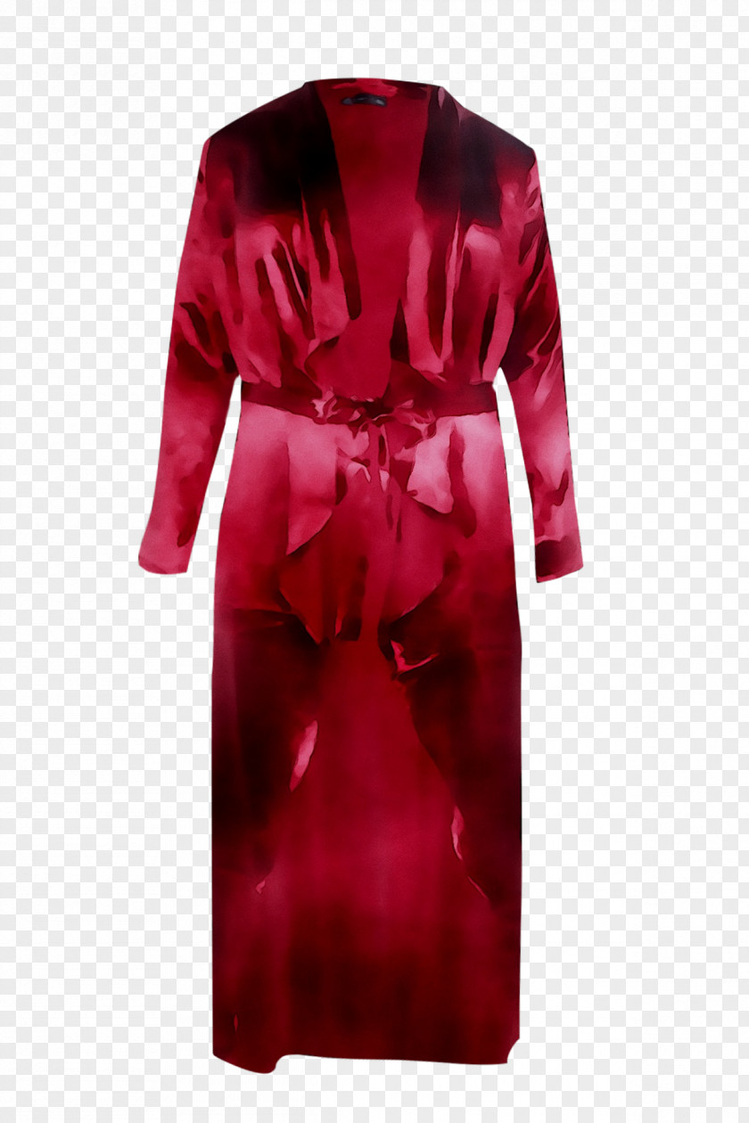 Satin Cocktail Dress Maroon PNG