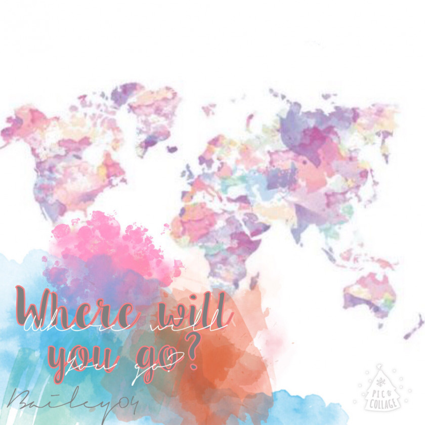 Watercolor Animals World Map Globe Painting PNG