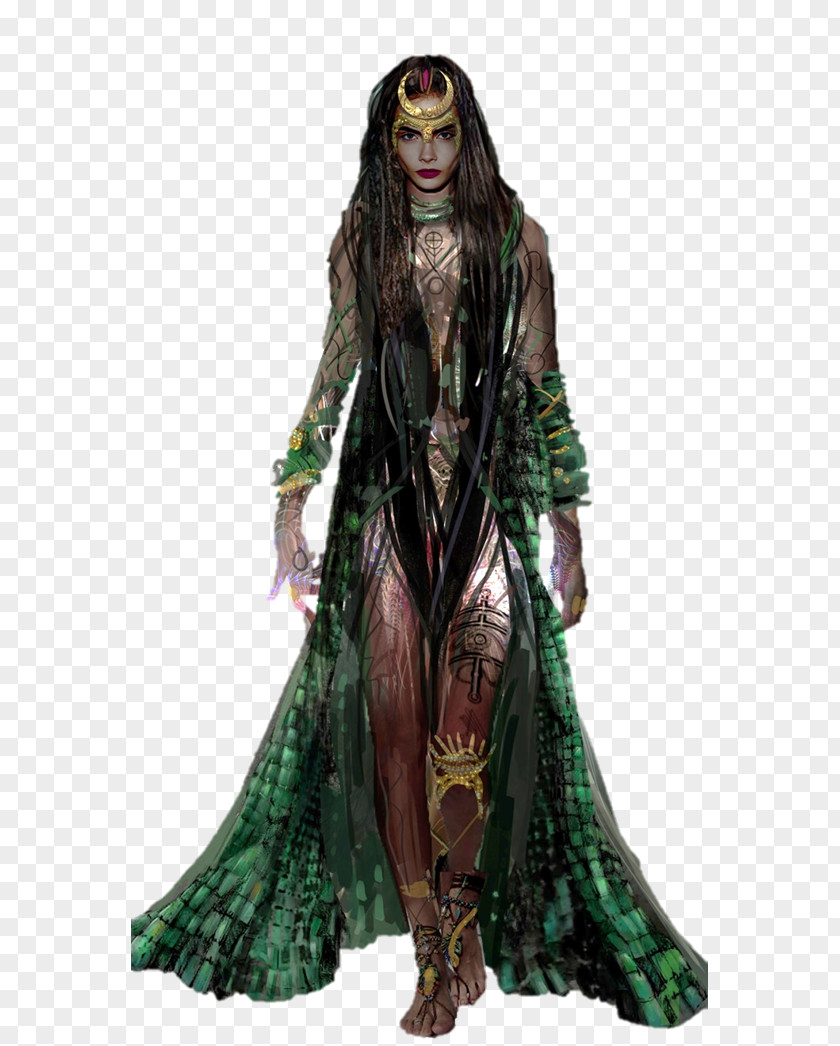 Enchantress Suicide Squad Drawing PNG