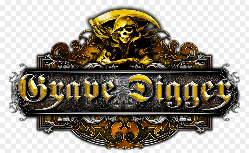 Logo Grave Digger Exhumation (The Early Years) Monster Truck Healed By Metal PNG