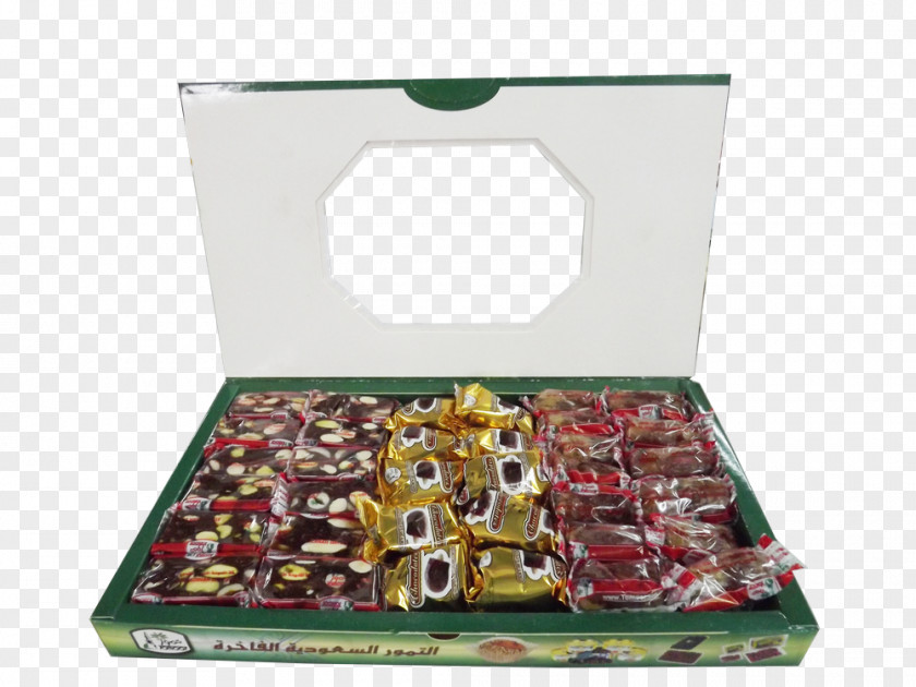Rectangle Box Al Madinah Dates Co. Green Red PNG