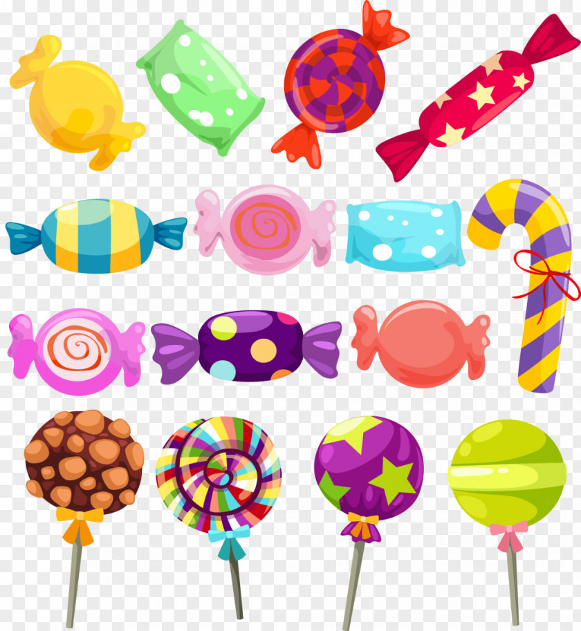 3d Candy Hand-painted Candy,Colored Lollipop Gumdrop Cotton Cane PNG