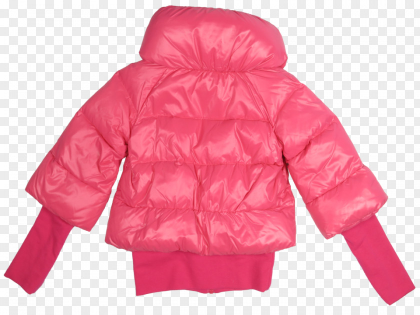 Padded Jacket Outerwear Hood Fur Sleeve PNG