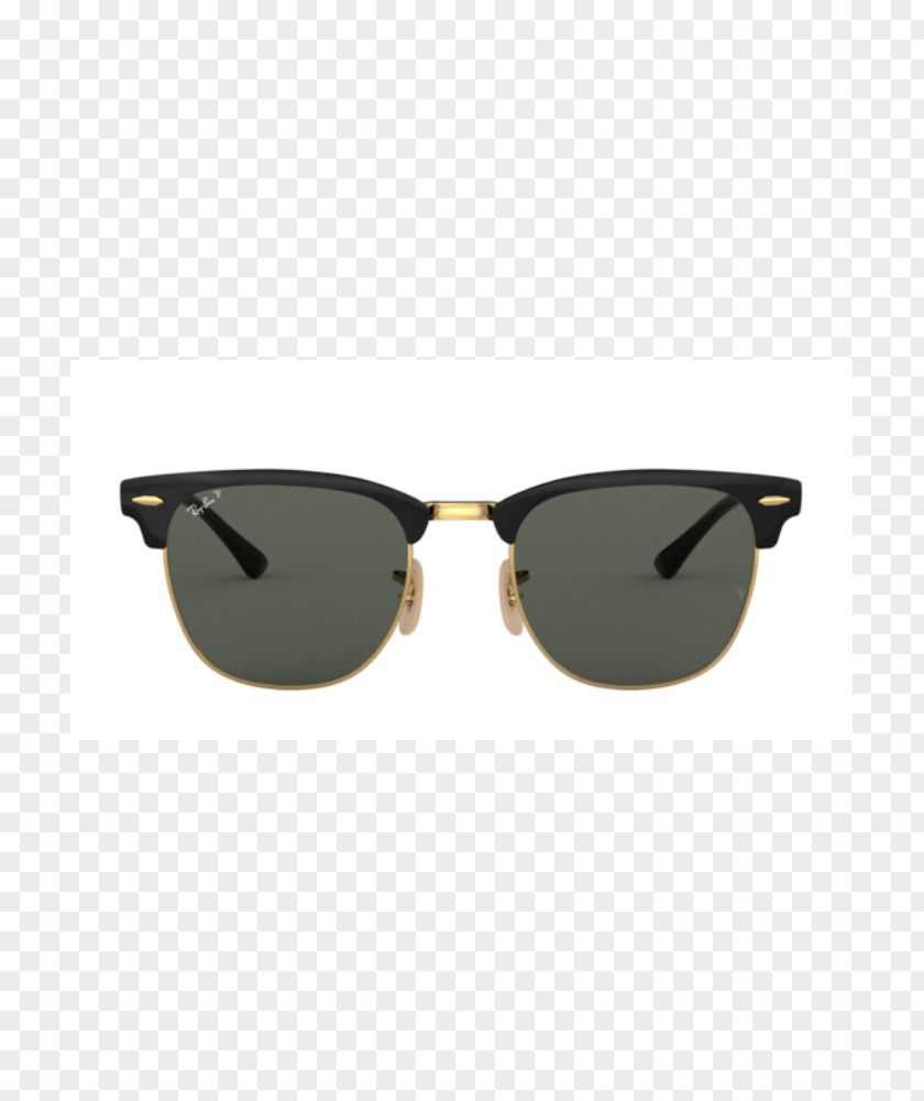 Ray Ban Ray-Ban Clubmaster Metal Sunglasses Classic Justin PNG