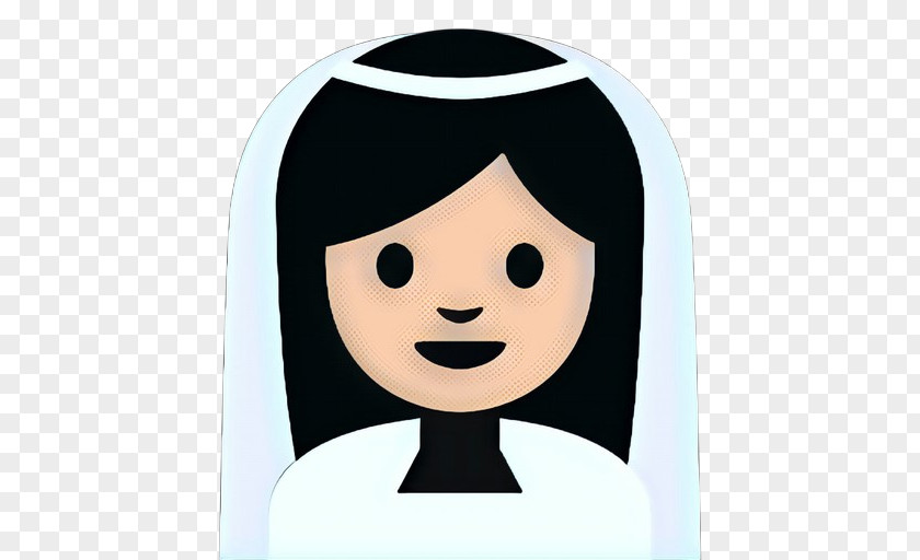 Black Hair Nose Face Cartoon Facial Expression Cheek Head PNG