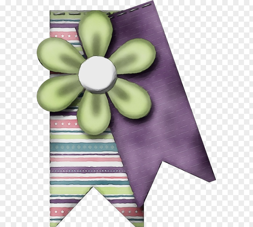 Flower Wheel Green Background Ribbon PNG