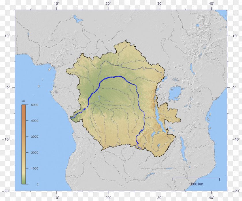 Topo Uele River Fimi Congo Nile Lualaba PNG