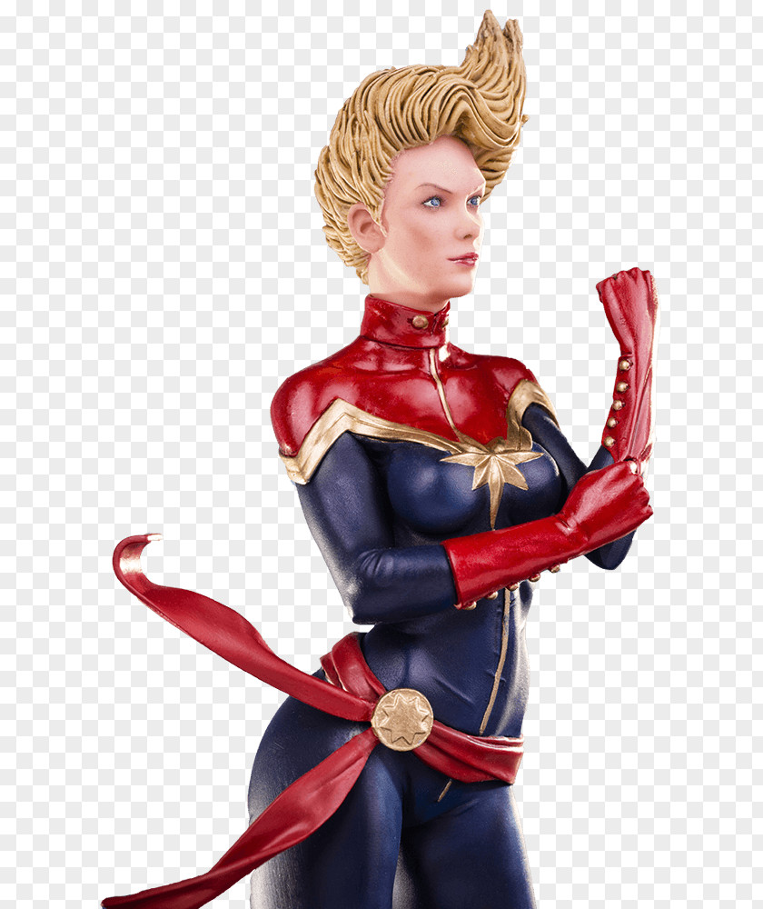 Captain Marvel Carol Danvers Superhero Comics Figurine PNG