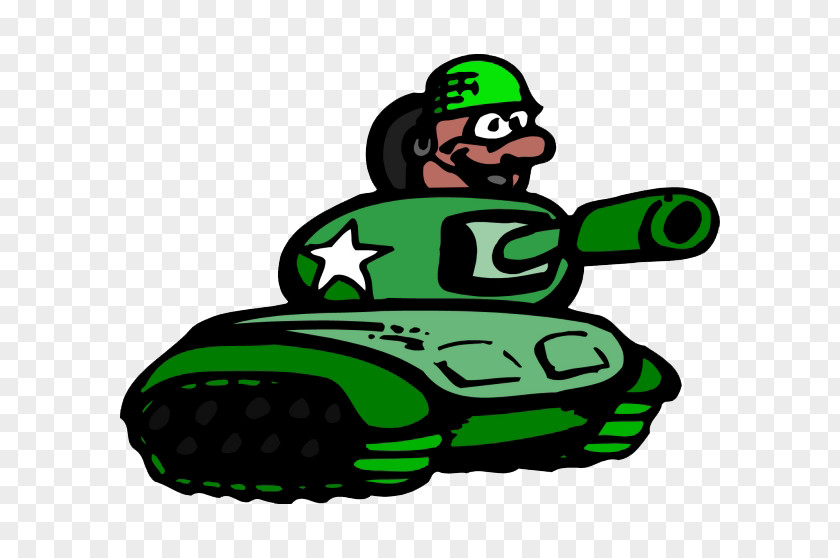 Cartoon Green Tank MULTANKS PNG