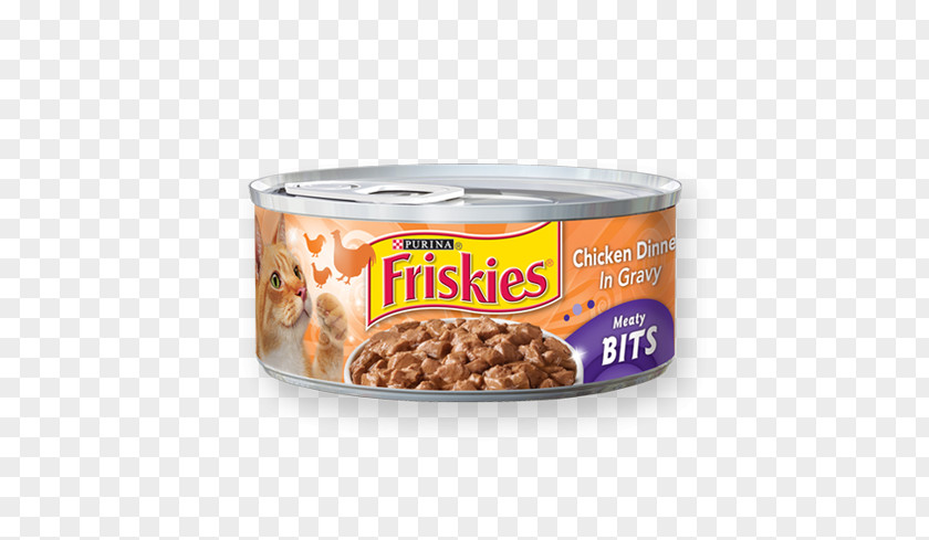 Chicken Gravy Cat Food Friskies Can As PNG