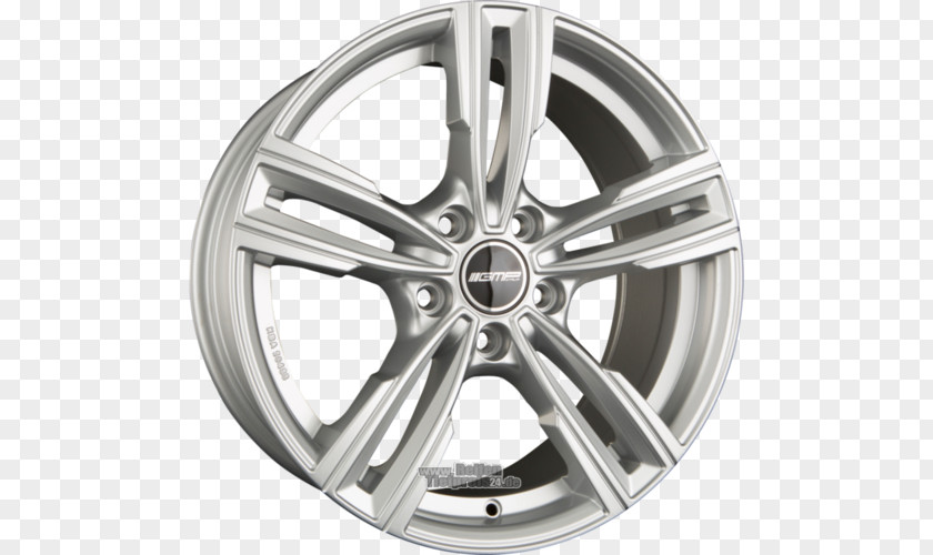 Gmp Alloy Wheel Autofelge Silver Bolt Circle PNG