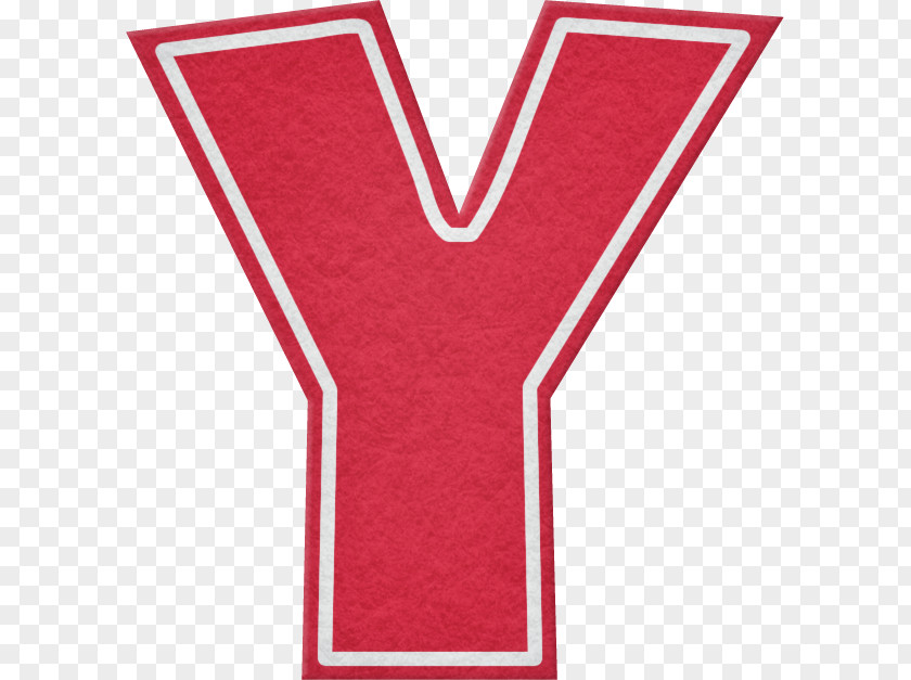 Y Letter English Alphabet Red PNG