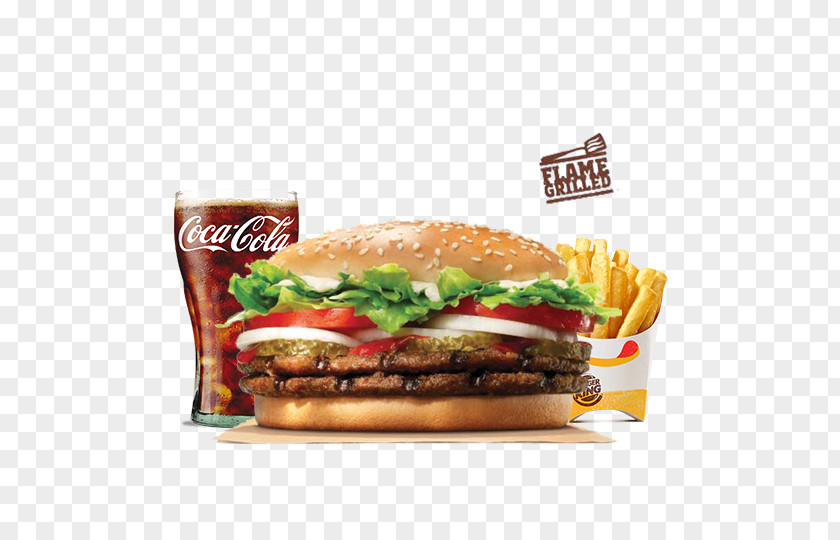 Beef Hamburger Whopper Take-out Burger King Fast Food PNG