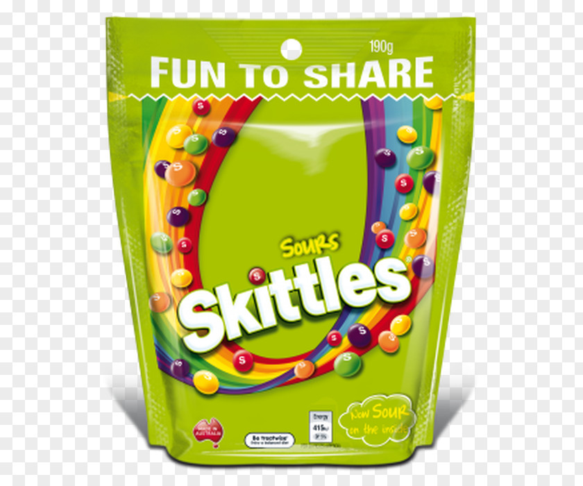 Berry Punch Skittles Sours Original NZ Lifestyle Bag 190g Toy PNG