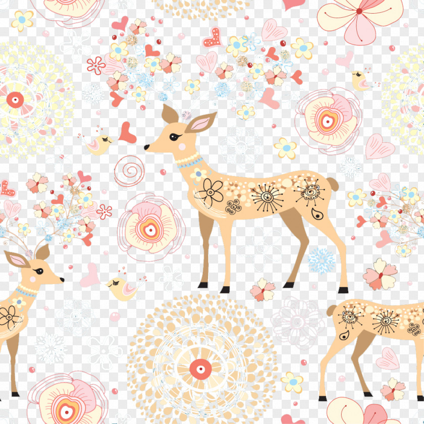 Deer Sticker Wall Decal PNG