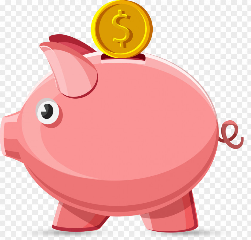 Pig Domestic Piggy Bank Clip Art PNG