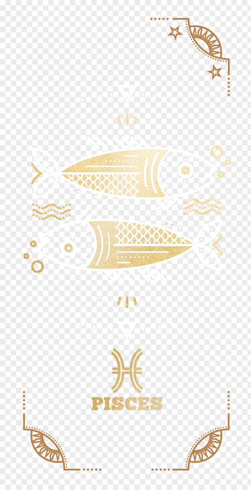Pisces Calligraphy PNG