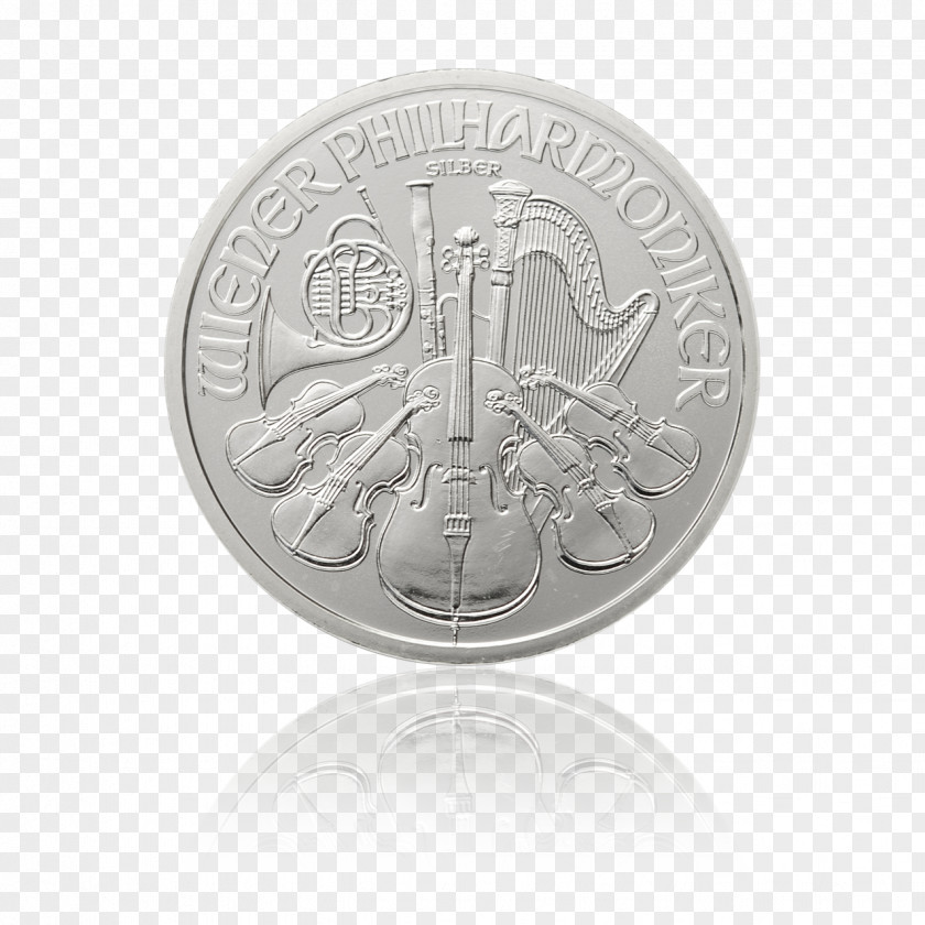 Silver Coin Vienna Philharmonic American Eagle PNG