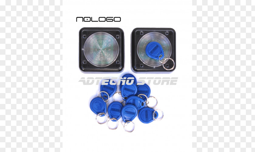 Allarm Cobalt Blue Plastic Electronics Font PNG
