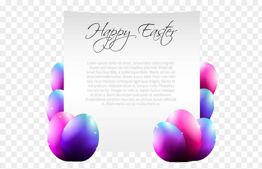 Easter Background Copywriter Egg PNG