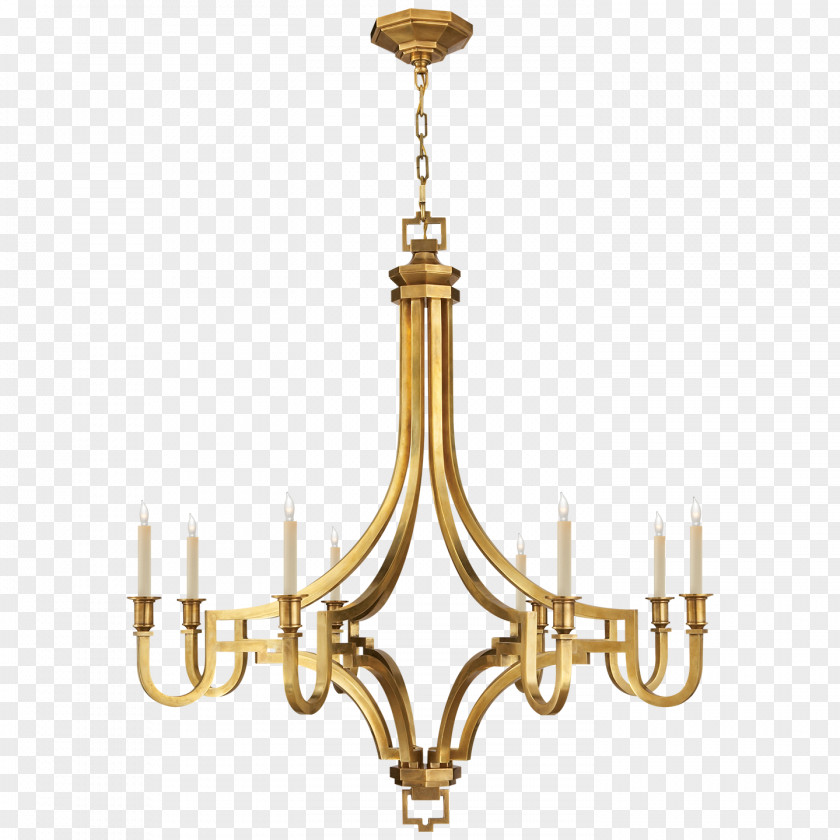 Light Lighting Chandelier Brass Furniture PNG