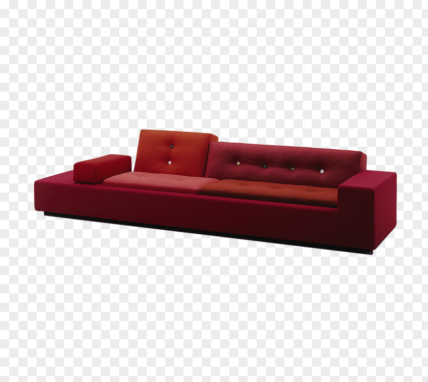 Red Sofa Bed Table Couch Living Room Furniture PNG