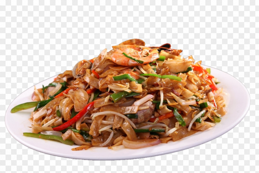 Seafood Fried Rice Noodles Hu Tieu Char Kway Teow Chinese Cuisine Malaysian PNG