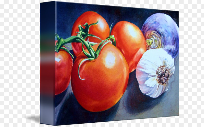 Tomato Bush Still Life Photography Gallery Wrap PNG
