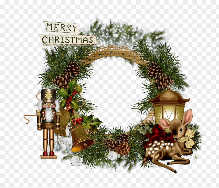 Christmas Ornament Wreath PNG