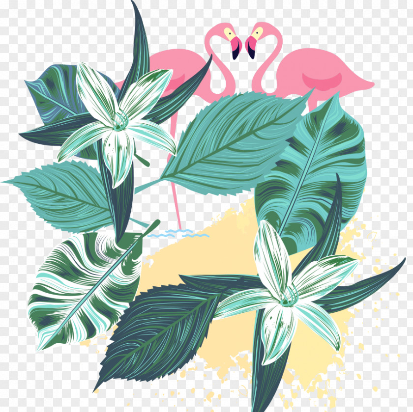 Flamingos Clip Art PNG