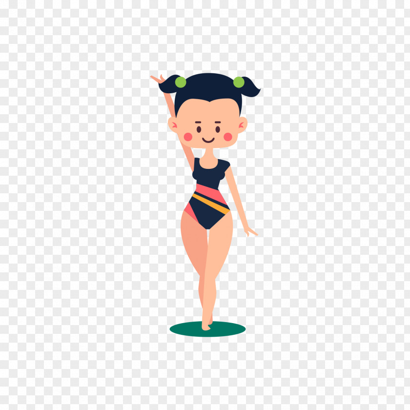 Gymnastics PNG , girl clipart PNG