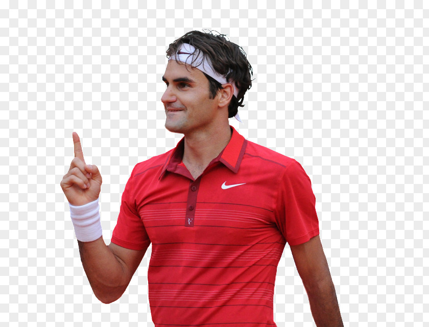 Roger Federer T-shirt Thumb Photography Shoulder PNG