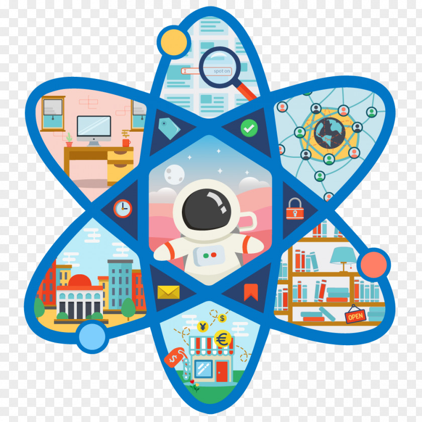 Symbol Atomic Nucleus Nuclear Power Physics PNG