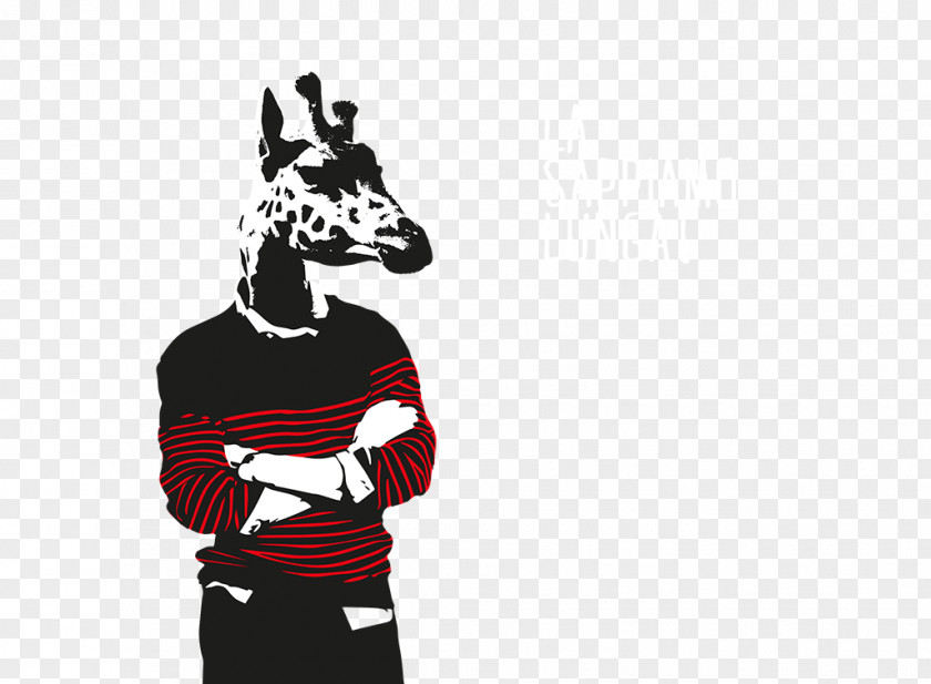 Zebra Giraffe Neck Font PNG