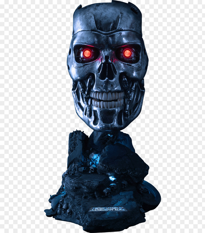 Back Of Terminator T 800 Endoskeleton The Sideshow Collectibles Film PNG