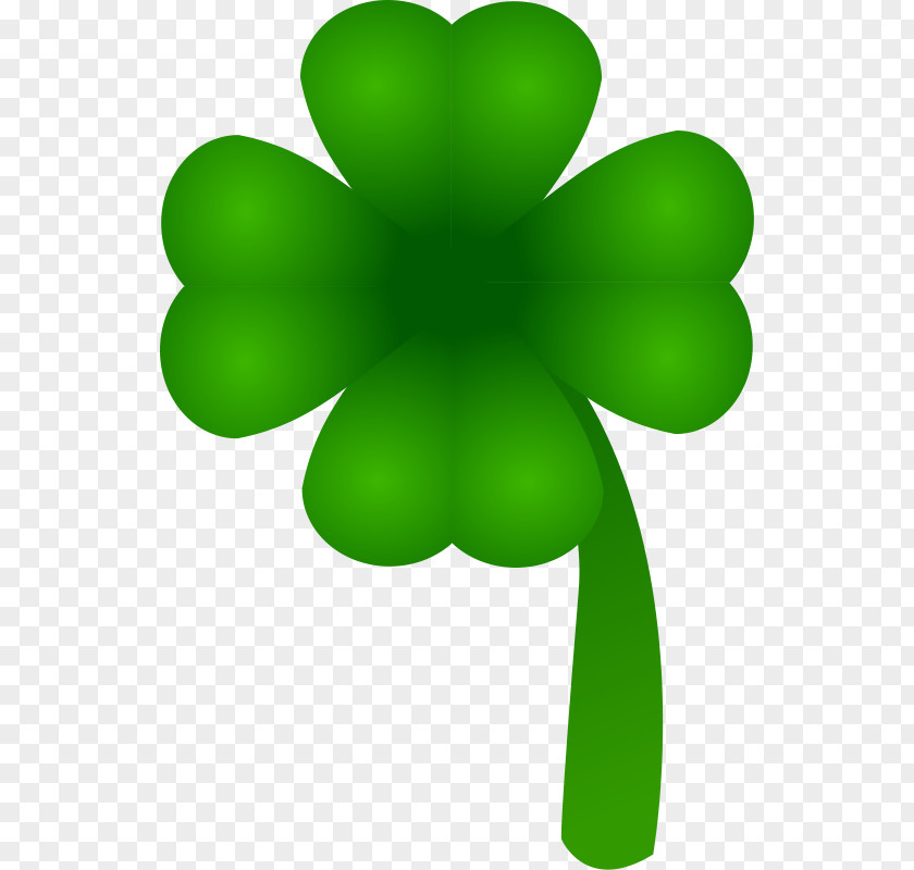 Clover Leaf Green Petal PNG