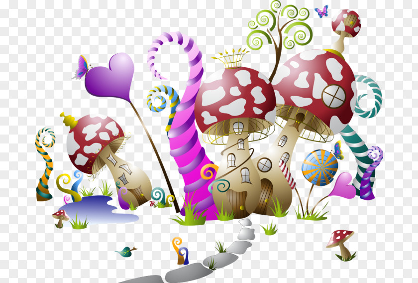 Fairy Mural Tale Child PNG
