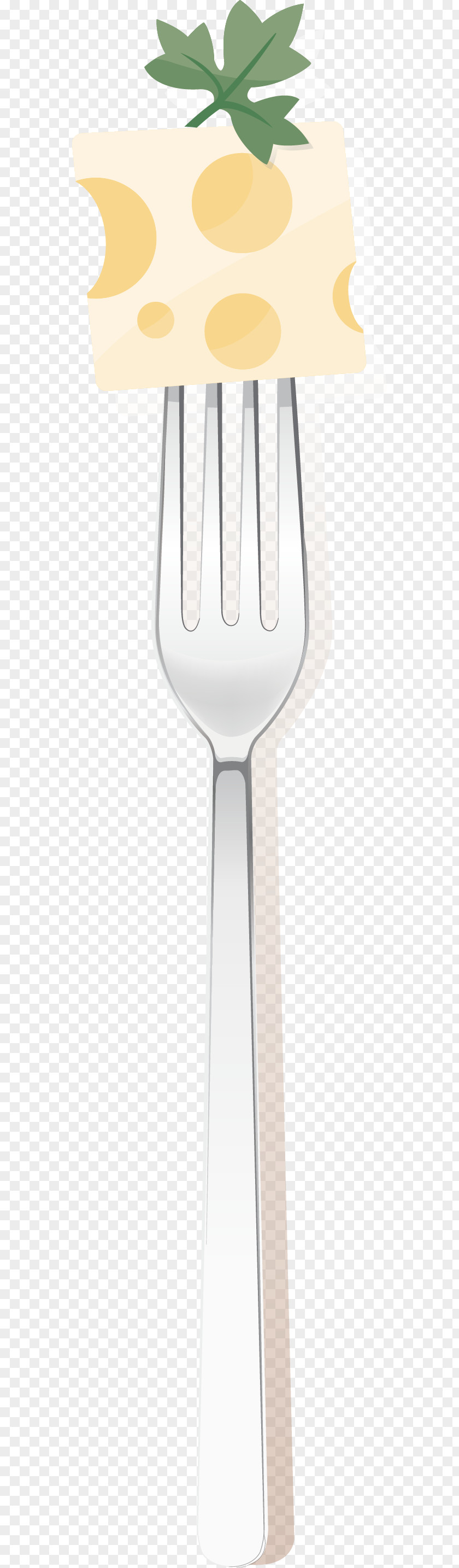 Hand Drawn Vector Fork Cheese Spoon Pattern PNG