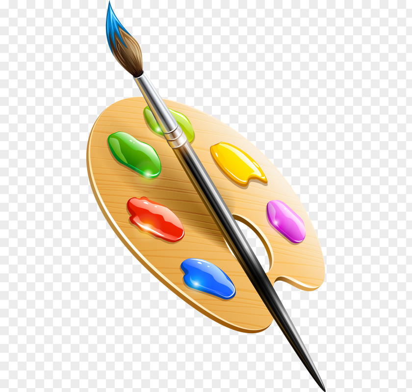 Painting Palette Paintbrush Drawing PNG