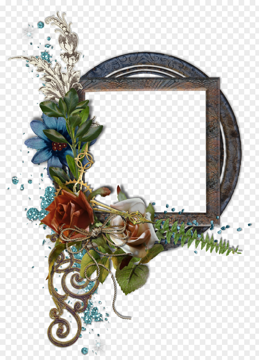 Picture Frames Flowers Frame Clip Art Image PNG