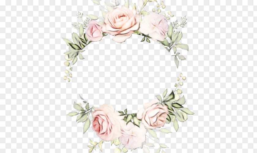 Rose Order Fashion Accessory Watercolor Wreath Background PNG
