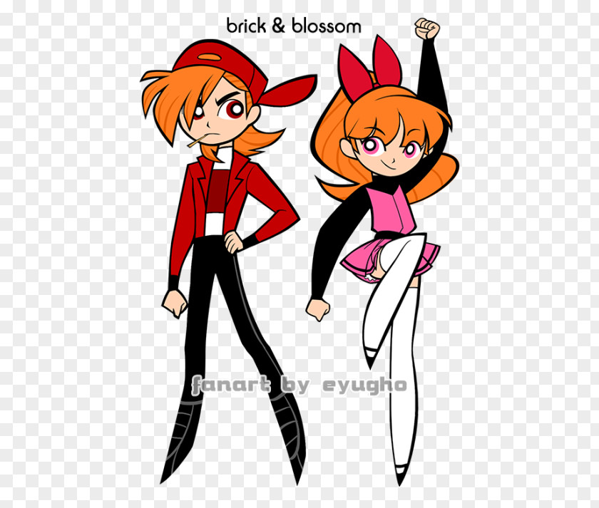 Blossom Bubbles And Buttercup Blossom, Bubbles, Professor Utonium The Rowdyruff Boys Fan Art Cartoon PNG