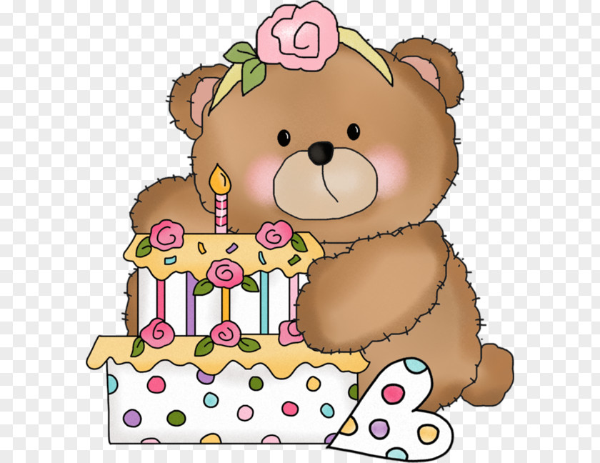 Cake Bear Birthday PNG