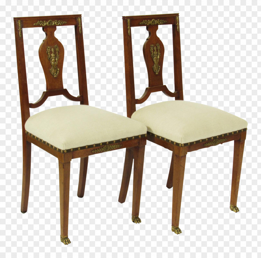 Chair Empire Style Table Furniture Seat PNG