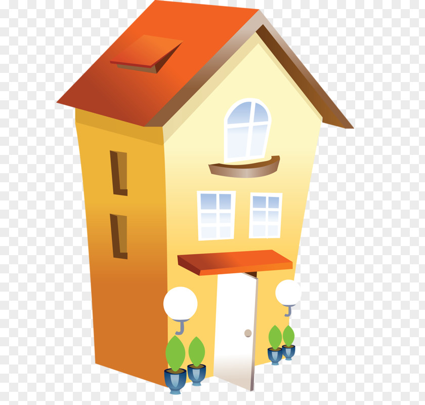 House Cartoon Building PNG