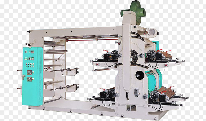 Plastic Bag Packing Machine Printing Paper Flexography PNG
