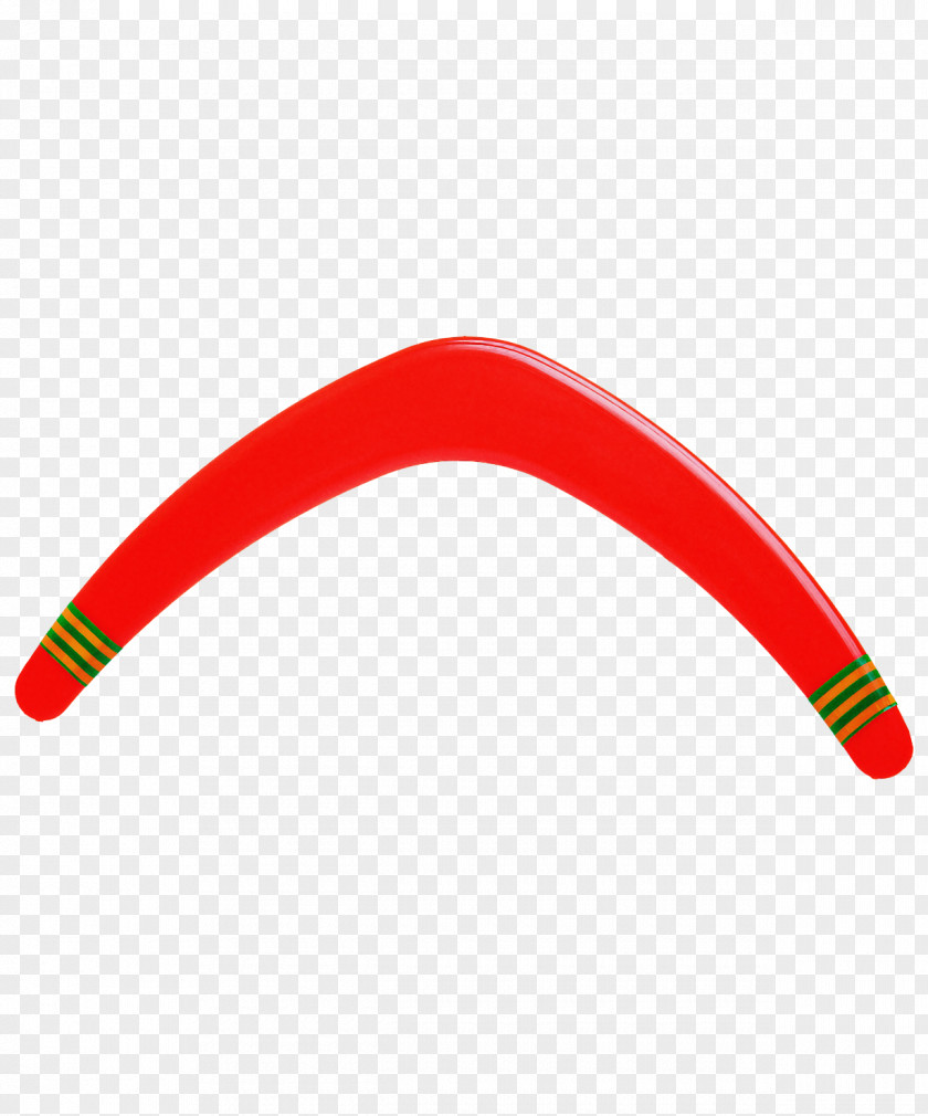 Red Boomerang PNG
