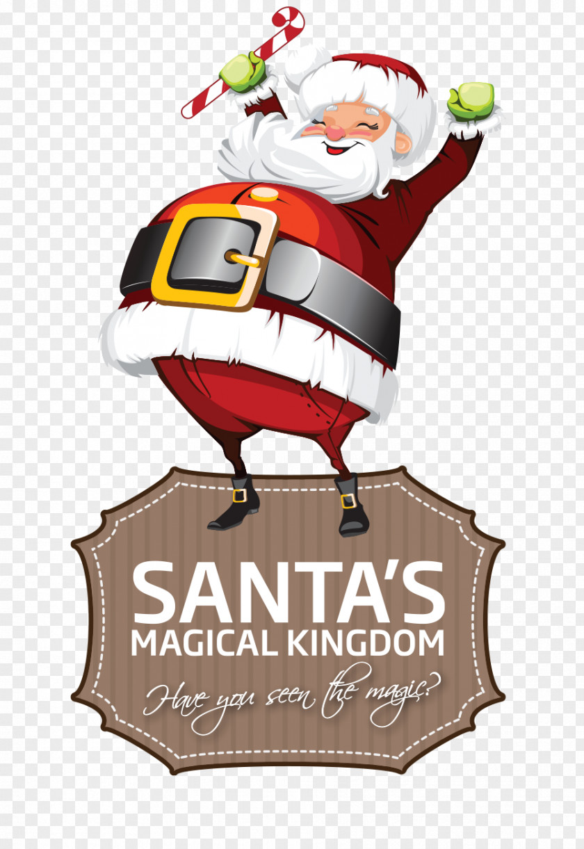Santa Claus Santa's Magical Kingdom Mrs. Christmas Ornament PNG